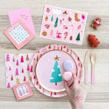 "Jingle All the Way Large Napkins - Set of 20" - Party Napkins in multicolor by Jollity and Co