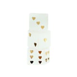 "Love Dice Guest Napkins, Pack of 16 Paper Napkins" - Party Napkins in white by Jollity and Co