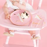 "Pink Onederland Cocktail Napkins - Pack of 20" - Party Napkins in pink by Jollity and Co