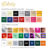 "Valentine’s Lollipop Napkin, cocktail size, set of 50" - Party Napkins in white by ForYourParty