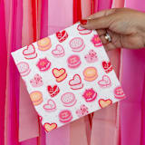 "You're The Cherry On Top Large Napkins - Pack of 16" - Party Napkins in pink by Jollity and Co