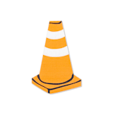 "Under Construction Petite Napkins - Pack of 16" - Party Napkins in orange by Jollity and Co