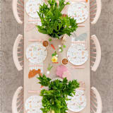 "Bunnies In The Garden Large "Bunny" Napkins - Set of 16" - Party Napkins in multicolor by Jollity and Co