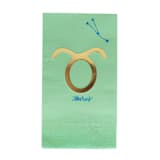 "Zodiac Taurus Guest Napkins - Set of 16" - Party Napkins in green by Jollity and Co