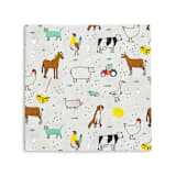 "On the Farm Large Napkins - Pack of 16" - Party Napkins in multicolor by Jollity and Co