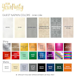 "Food, Family, Friends Napkin, guest towel, set of 50" - Party Napkins in beige by ForYourParty
