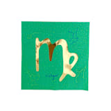 "Zodiac Virgo Large Napkins - Set of 16" - Party Napkins in blue by Jollity and Co