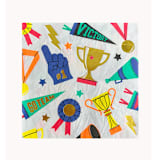 "Good Sport Large Napkins - Pack of 16" - Party Napkins in multicolor by Jollity and Co