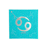 "Zodiac Cancer Large Napkins - Set of 16" - Party Napkins in blue by Jollity and Co