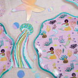 "Jellyfish Napkins - Pack of 16" - Party Napkins in multicolor by MA FÊTE