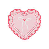 "Love Birds Petite Napkins - Set of 16 Paper Napkins" - Party Napkins in pink by Jollity and Co