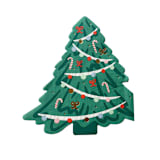 "Baking Spirits Bright Christmas Tree Guest Napkins - Set of 16" - Party Napkins in green by Jollity and Co