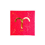 "Zodiac Aries Large Napkins - Set of 16" - Party Napkins in blue by Jollity and Co