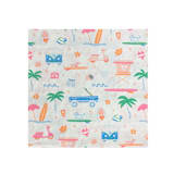 "Surf's Up Large Napkins - Set of 16" - Party Napkins in multicolor by Jollity and Co