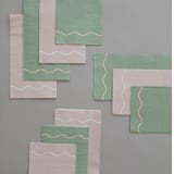 "Signature Napkins, Pink & Mint (16)" - Party Napkins in multicolorassorted-colors by MA FÊTE
