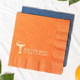 "That's The Spirit Napkin, cocktail size, set of 50" - Party Napkins in orange by ForYourParty