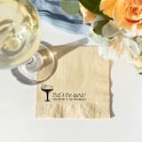 "That's The Spirit Napkin, cocktail size, set of 50" - Party Napkins in orange by ForYourParty
