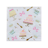 "Let Them Eat Cake Large Napkins - Pack of 16" - Party Napkins in multicolor by Jollity and Co
