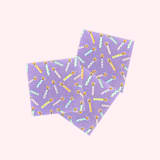 "It's A Birthday Candle Print Petite Napkins - Set of 16" - Party Napkins in multicolor by Jollity and Co