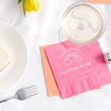 "Rainbow Wisdom Baby Shower Napkin, cocktail size, set of 50" - Party Napkins in white by ForYourParty