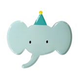 "Little Celebrations Elephant Platter Plates - Set of 8" - Party Plates and Bowls in blue by Jollity and Co
