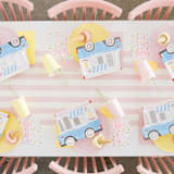 "Ice Cream Dreams Large Plate - Pack of 8" - Party Plates and Bowls in multicolor by Jollity and Co