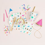 "Happy Everything Large Plates" - Party Plates and Bowls in multicolor by Jollity and Co