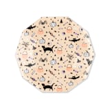 "Hocus Pocus Small Plates" - Party Plates and Bowls in orange by Jollity and Co