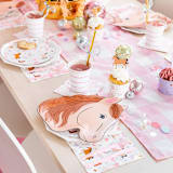 "Pony Tales "Pony" Dinner Plates - Pack of 8" - Party Plates and Bowls in multicolor by Jollity and Co