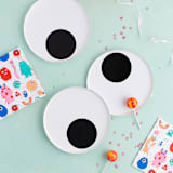 "Little Monsters Small Plates - Pack of 8" - Party Plates and Bowls in white by Jollity and Co