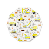 "Under Construction Small Plates - Pack of 8" - Party Plates and Bowls in multicolor by Jollity and Co