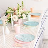 "Rockin' Robin Dessert Plates - Set of 8" - Party Plates and Bowls in blue by Jollity and Co