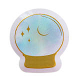 "Fortune Teller Ball Dinner Plates - Set of 12" - Party Plates and Bowls in purple by Jollity and Co