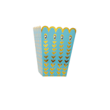 "Tropical Treat Boxes, Peacock - Pack of 12" - Party Plates and Bowls in blue by MA FÊTE