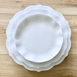 "Vineyard Estate Dinnerware Set | Old Barn" - Party Plates and Bowls in white by Prêt-à-PartyNY