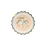 "Fun Fair Platters (4)" - Party Plates and Bowls in pink by MA FÊTE