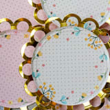 "Tea Party Dessert Plates (8)" - Party Plates and Bowls in multicolorassorted-colors by MA FÊTE