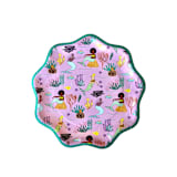 "Mermaid Plates - Pack of 8" - Party Plates and Bowls in pink by MA FÊTE