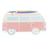 "Surf's Up "Surf Van" Large Plates - Set of 8" - Party Plates and Bowls in multicolor by Jollity and Co
