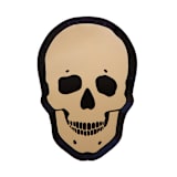 "Gold Skull Dinner Plates - Set of 8" - Party Plates and Bowls in gold by Jollity and Co