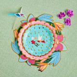 "Tropical Dessert Plates, Hummingbirds - Pack of 8" - Party Plates and Bowls in multicolorassorted-colors by MA FÊTE