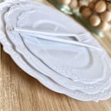 "Modern Vintage Dinnerware Set | Old Barn" - Party Plates and Bowls in white by Prêt-à-PartyNY