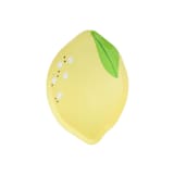 "Le Dinner Lemon Dessert Plates - Set of 8" - Party Plates and Bowls in yellow by Jollity and Co