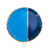 "The Markle Dessert Plates - Set of 8" - Party Plates and Bowls in blue by Jollity and Co