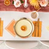 "Shades Gild Dinner Plates - Set of 8" - Party Plates and Bowls in gold by Jollity and Co
