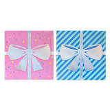 "It's A Birthday Mixed Pack Present Plates - Set of 8" - Party Plates and Bowls in multicolor by Jollity and Co