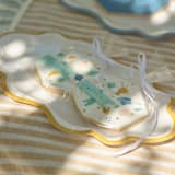 "Signature Mini Trays, Mustard (4)" - Party Plates and Bowls in yellow by MA FÊTE
