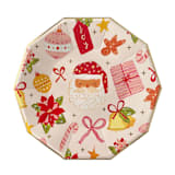 "Joy Large Plates - Set of 8" - Party Plates and Bowls in red by Jollity and Co