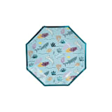 "Shark Dinner Plates, Blue - Pack of 8" - Party Plates and Bowls in blue by MA FÊTE