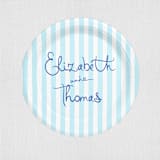 "Custom 7" Paper Plates" - Party Plates and Bowls in multicolorassorted-colors by Papel Custom Design